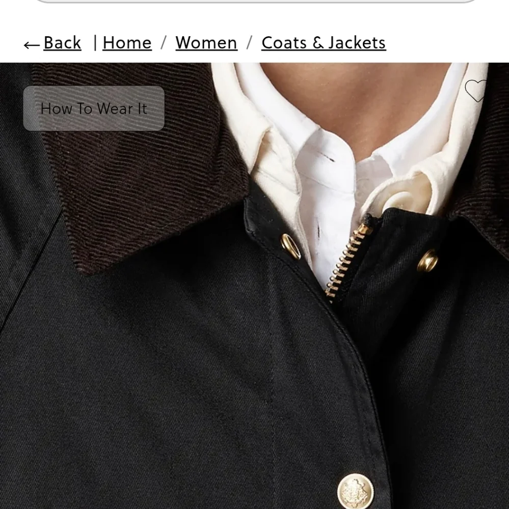 J Crew Long Barn Jacket™ in waxed cotton twill Coat Size L Petite  NWT CC954 - Picture 4 of 16